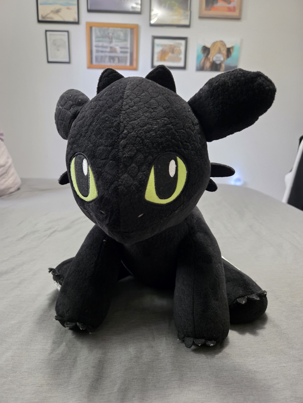 Toothless Plush Dragon Build A Bear- How To Train Your Dragon